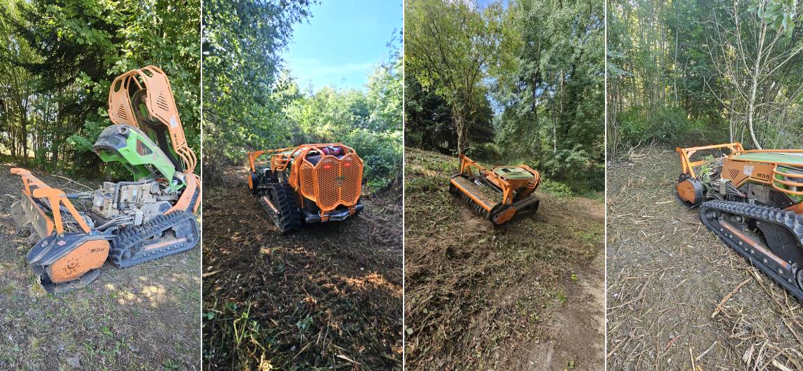 Robot débroussailleur